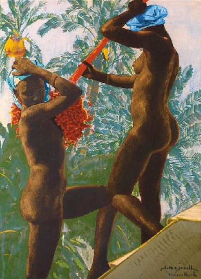La cuillette des dattes by Jacques Majorelle