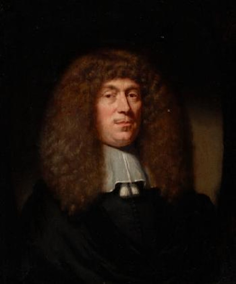 Portrait of a cleric by Nicolaes Maes