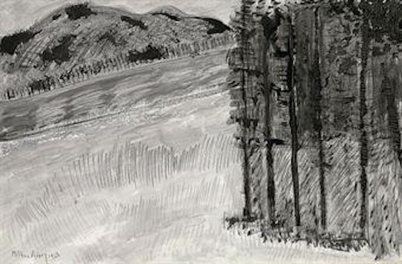 Forest and Mountain by Milton Avery
