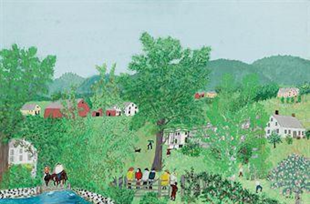 The Gate by Grandma Moses