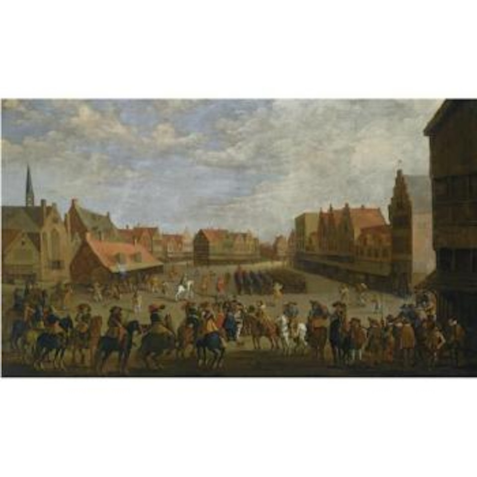 The Disbanding Of The Waardgelders By Prince Maurits On The Neude, Utrecht, 31 July 1618 by Joost Cornelisz Droochsloot