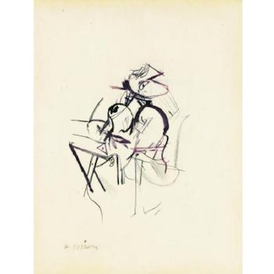 Untitled (Drawing #5) by Willem de Kooning