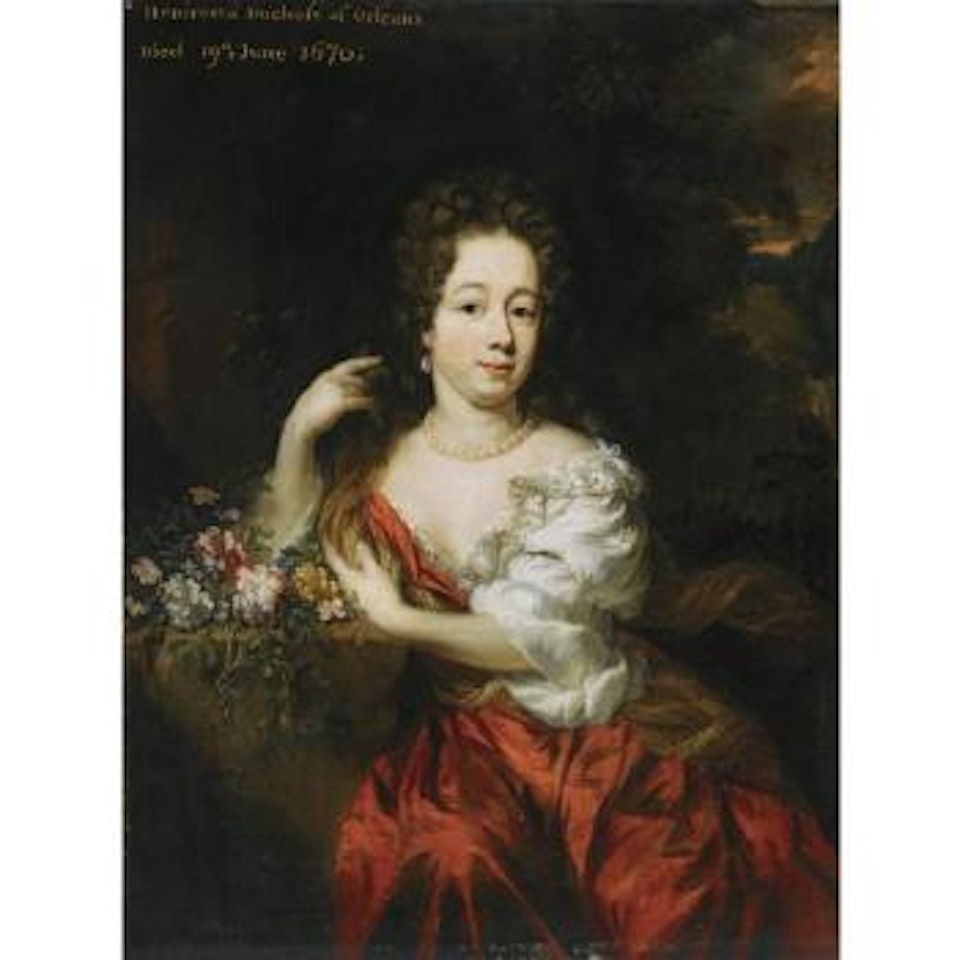 Portrait Of A Lady, Seated Three-quarter Length, Wearing A Red Dress With A White Chemise And Pearl Jewellery by Nicolaes Maes