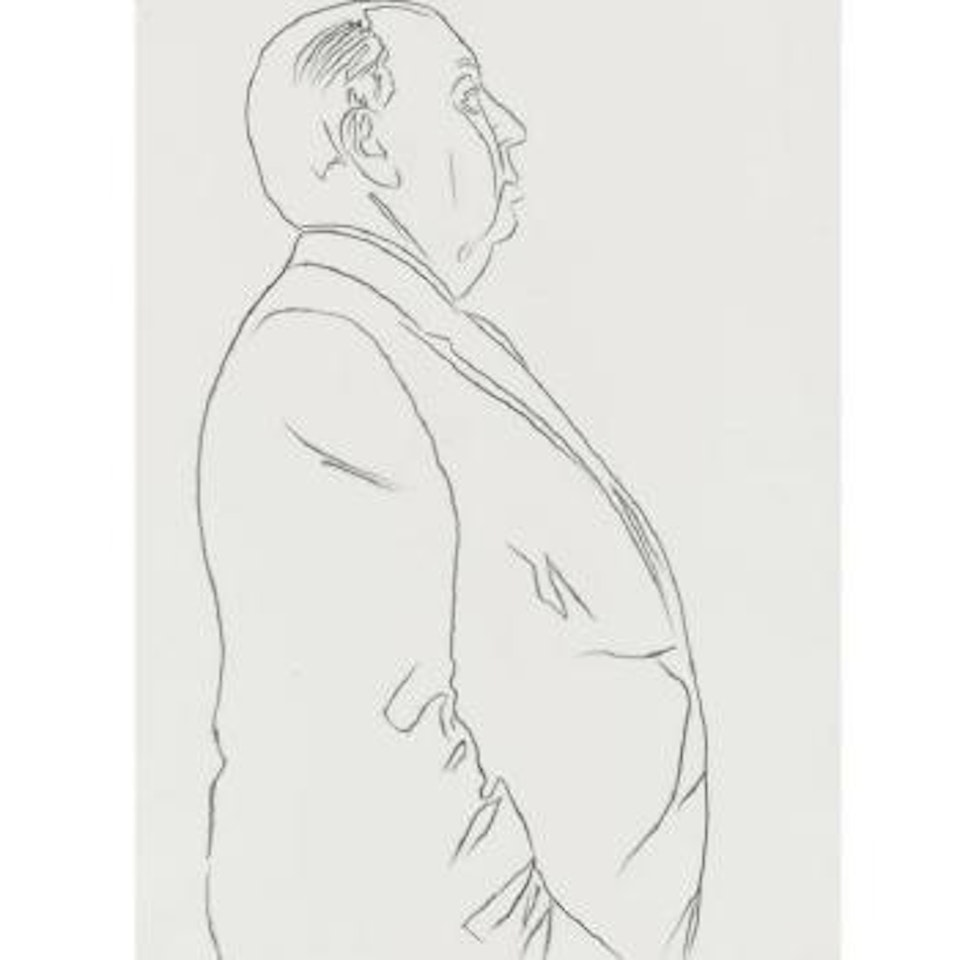 Alfred Hitchcock by Andy Warhol