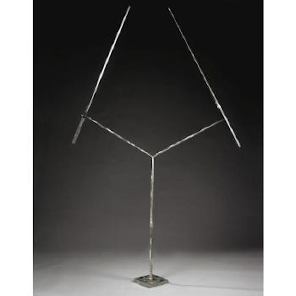 Two Lines Oblique by George Rickey