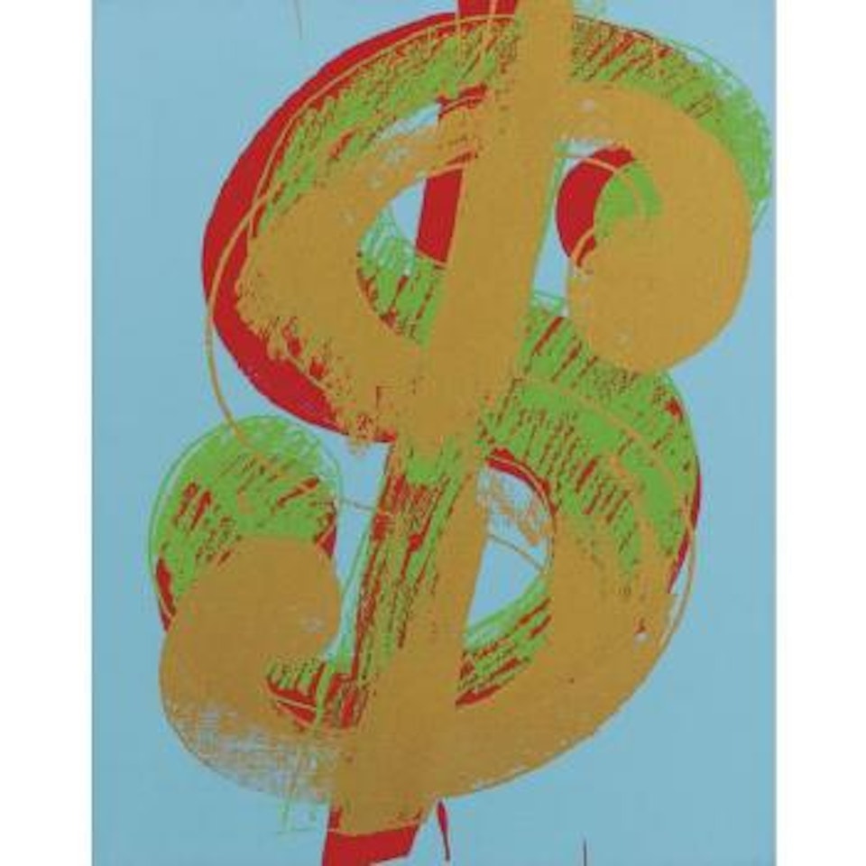 Dollar Sign by Andy Warhol