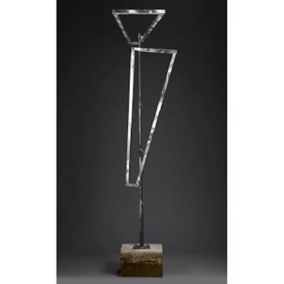 Open Trapezoids Excentric: One Up One Down II by George Rickey