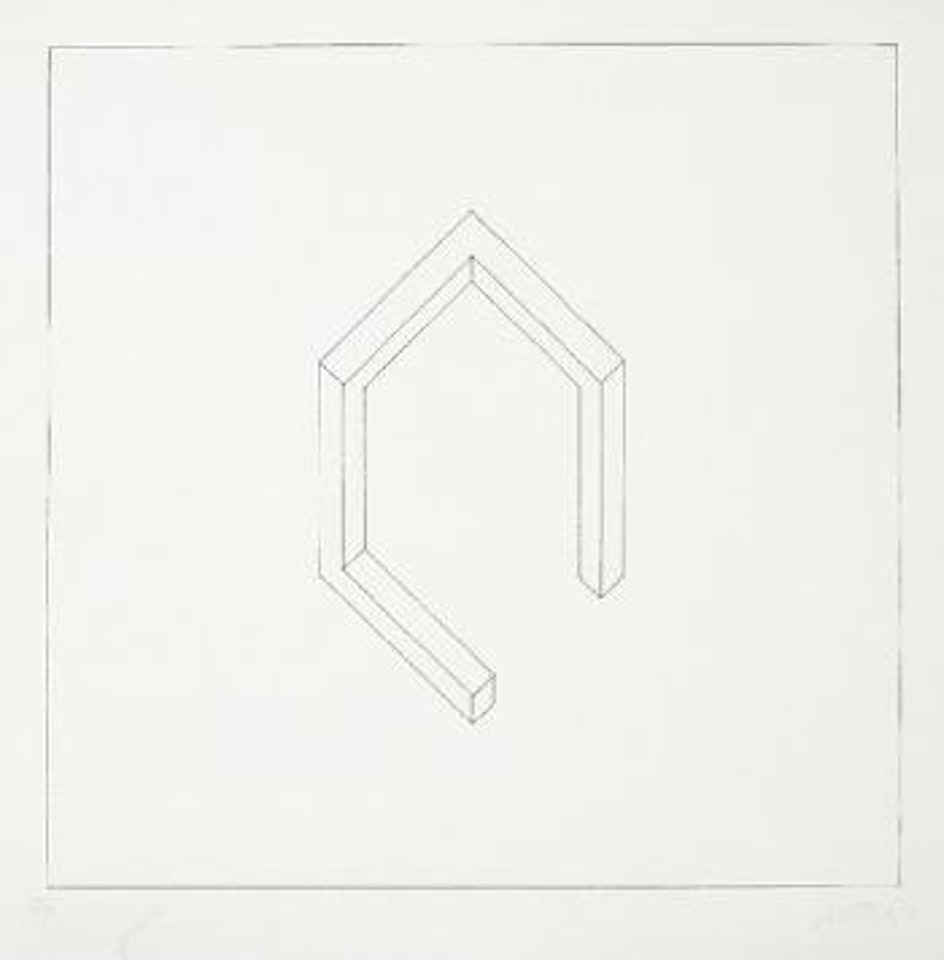 Incomplete Open Cube by Sol LeWitt