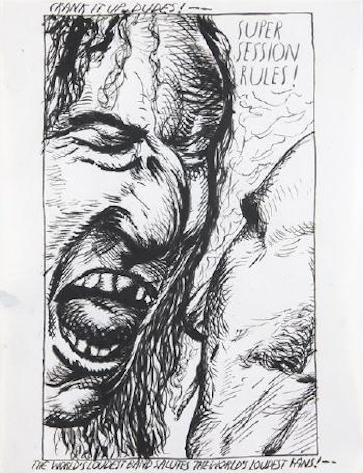 No Title (Crank it Up…) by Raymond Pettibon