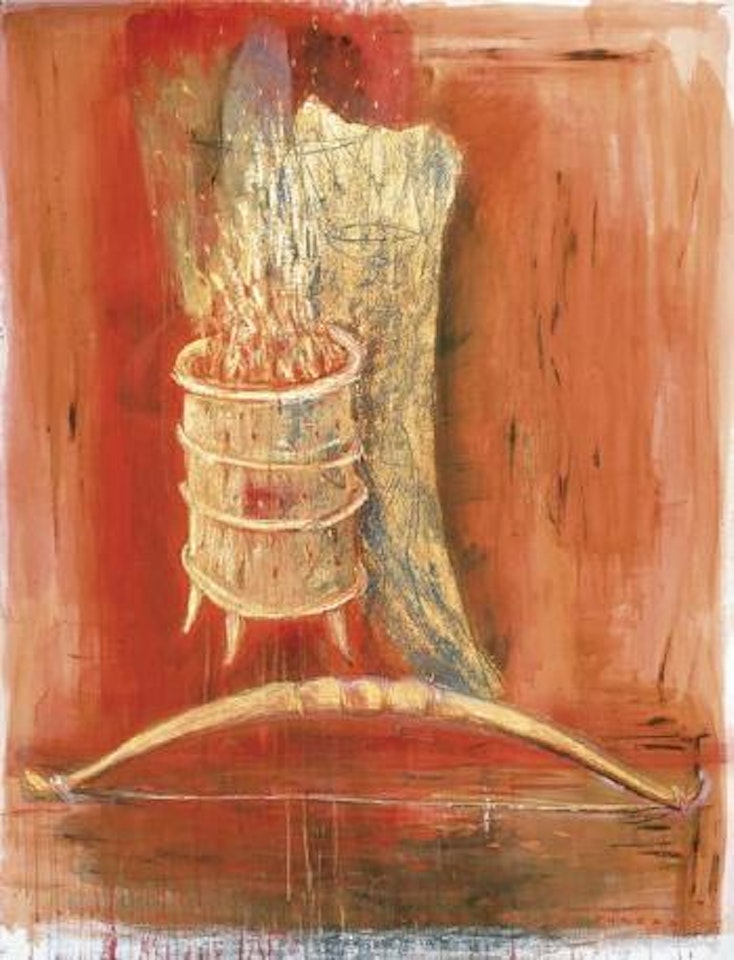 Untitled (Where I come from is a long thin thread) by Deborah Margaret Bell