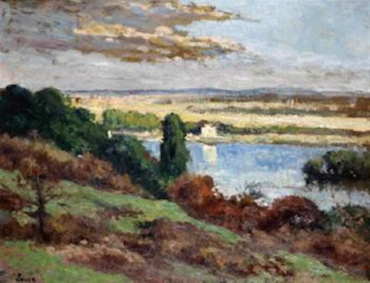Paysage à Rolleboise by Maximilien Luce