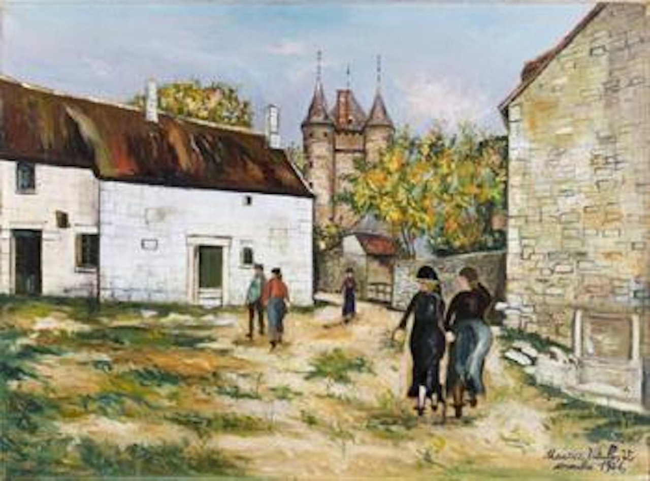Paysage Creusois by Maurice Utrillo