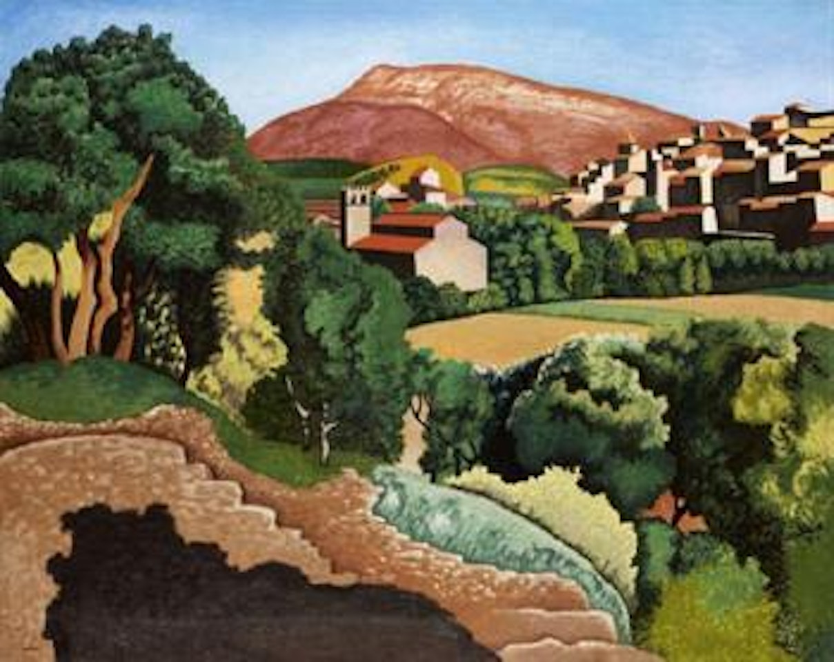 Le Mont Ventoux à Sainte-Rusticule by Auguste Herbin