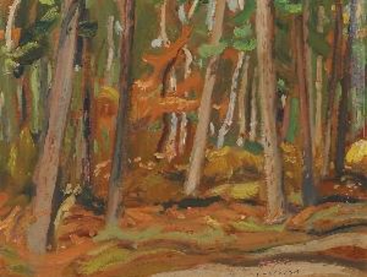 Barry's Bay, Oct. 31, 1952 (Autumn woods) by Alexander Young Jackson