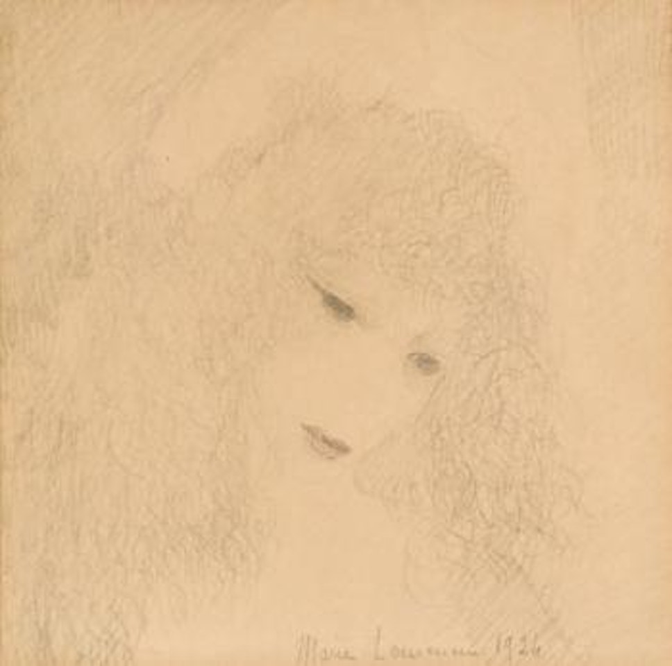 Portrait de jeune fille by Marie Laurencin