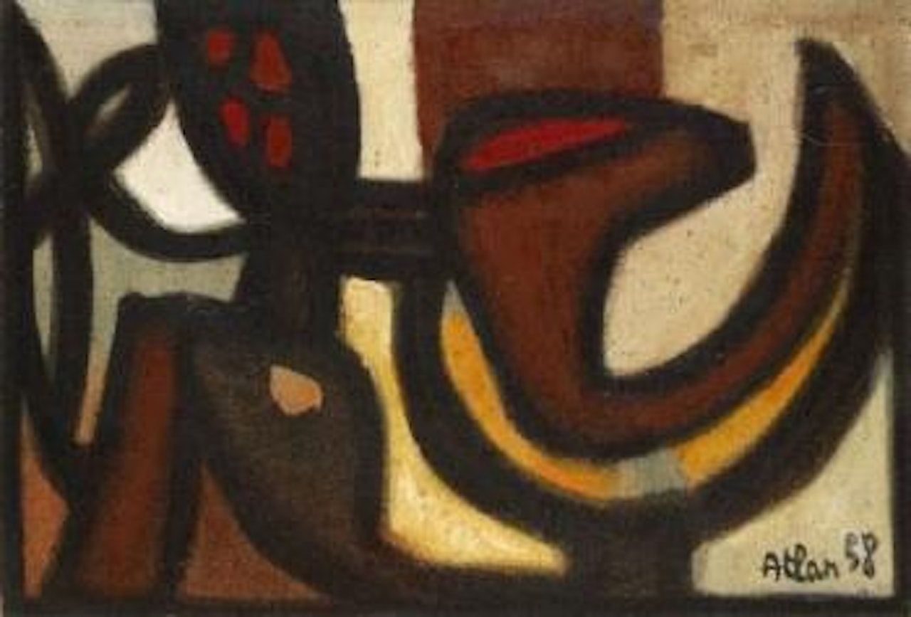 Dame de coeur by Jean Atlan