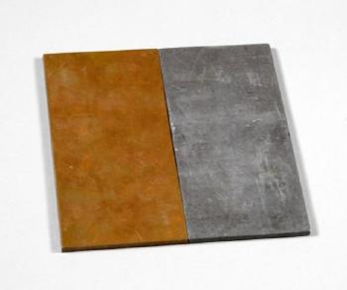 Satier: Lead on copper by Carl Andre
