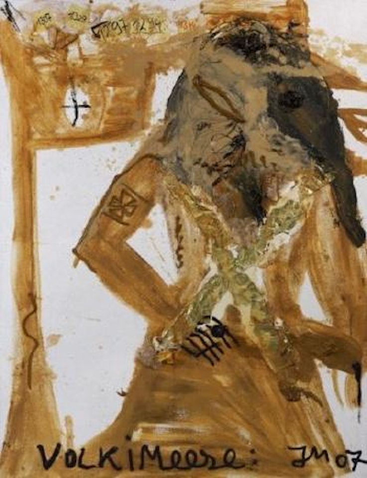 Konteradmiral Penny Dirn im Geheimbunker zirr by Jonathan Meese