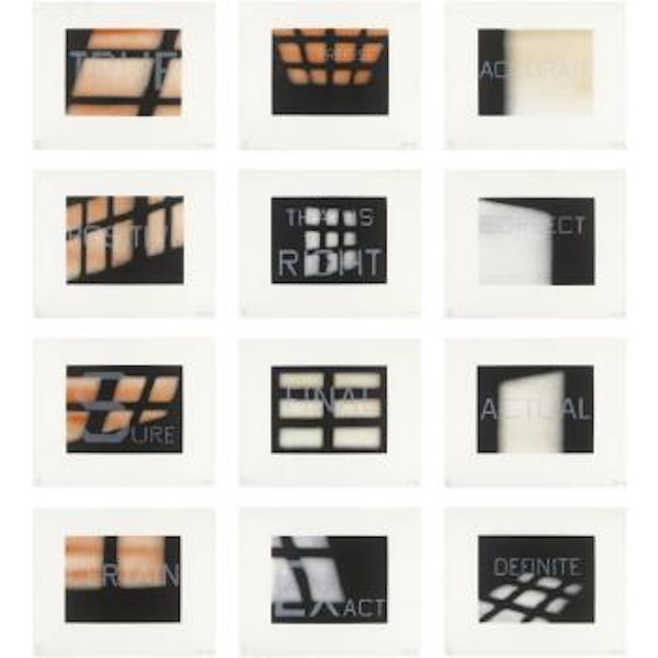 That Is Right (Engberg 173-184) by Ed Ruscha