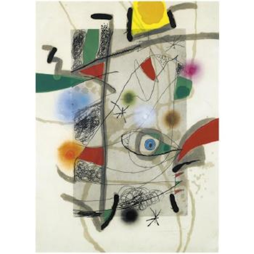 Llibre Dels Sis Sentits III (D. 1167) by Joan Miró