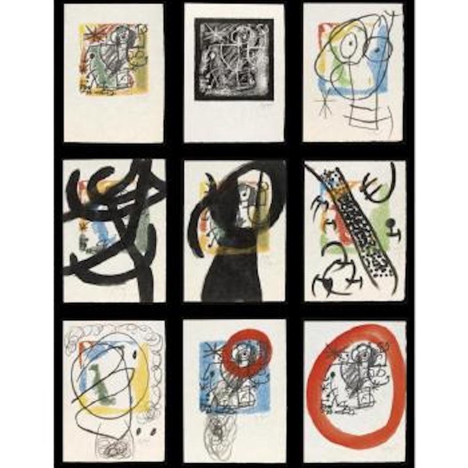 Les Essències De La Terra (Cramer Books 123; M. 506-514) by Joan Miró