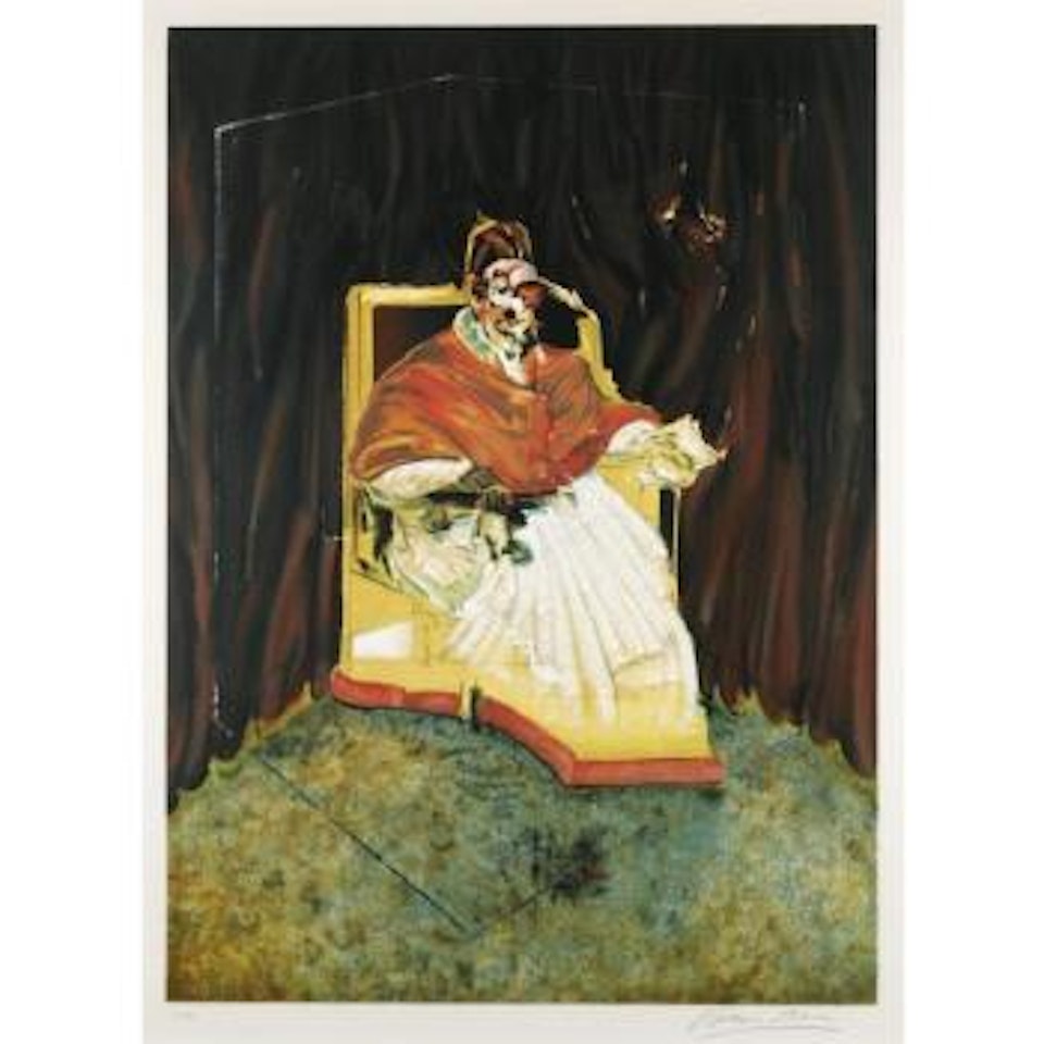 Study For Portrait Of Pope Innocent X by Francis Bacon