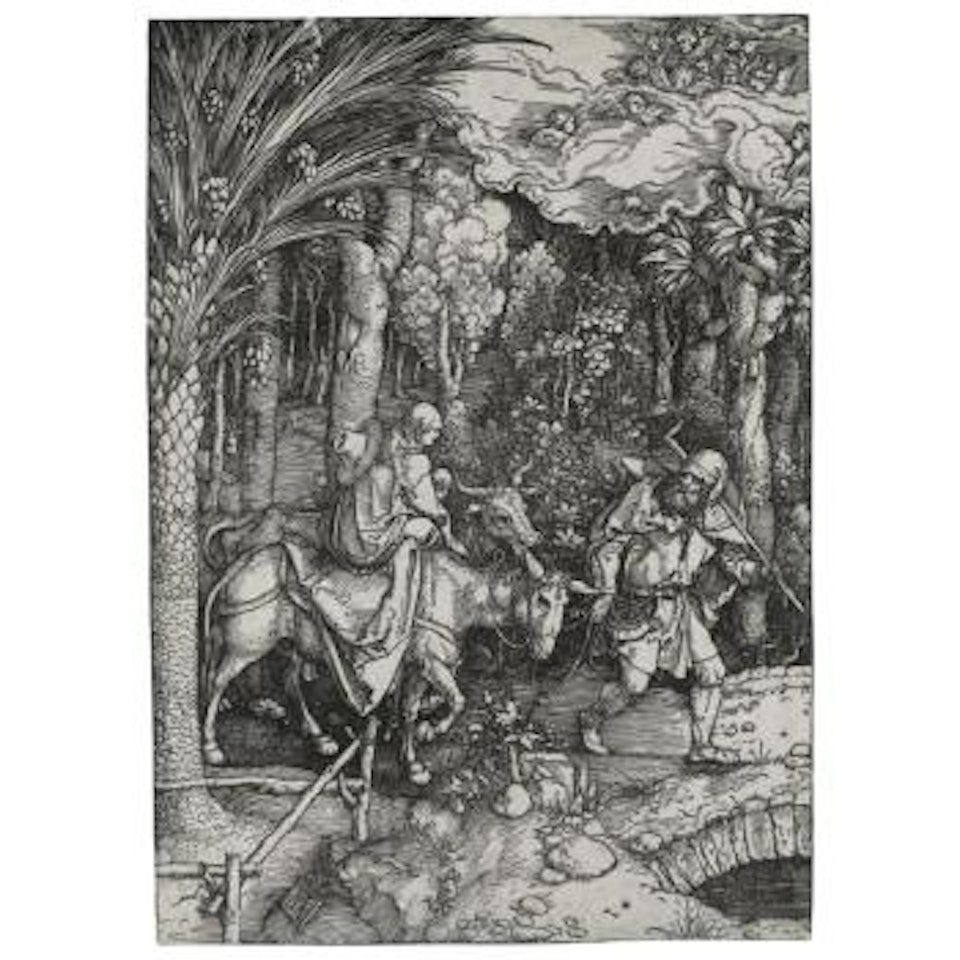 The Flight Into Egypt (B. 89; M., Holl. 201) by Albrecht Dürer