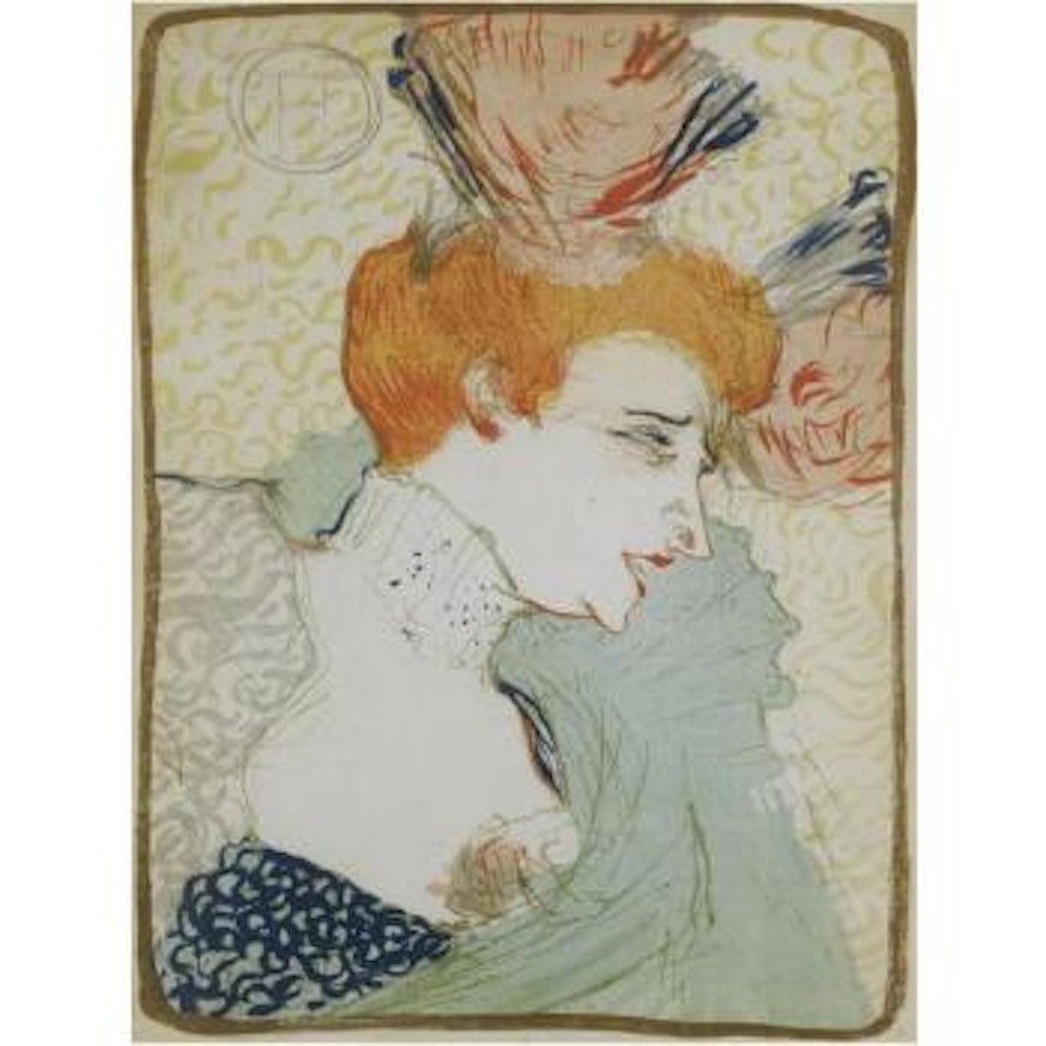 Mademoiselle Marcelle Lender En Buste (W. 99) by Henri de Toulouse-Lautrec