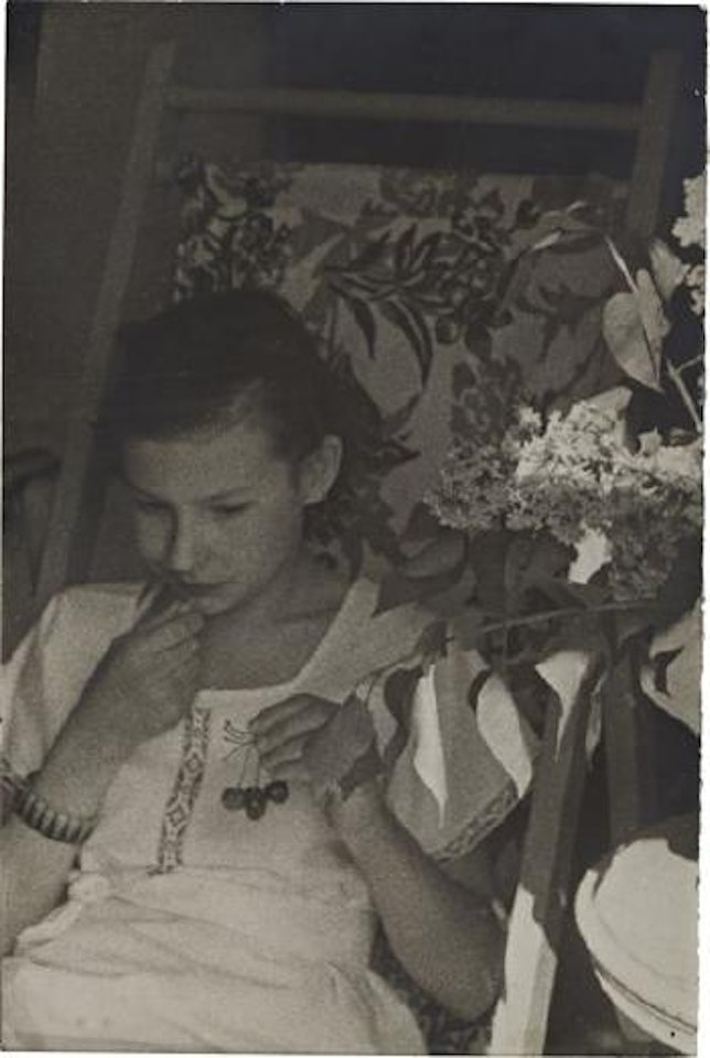 Portrait of daughter Varvara by Alexander Rodchenko