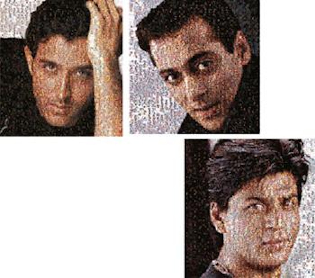 Ommatidia I (Hrithik Roshan).  Ommatidia II (Salman Khan). Ommatidia III (Shahrukh Khan) by Rashid Rana