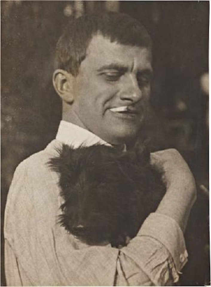 Mayakovsky with Scottie by Alexander Rodchenko