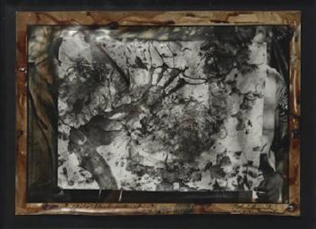 Buffalo Blood Portrait by Peter Beard