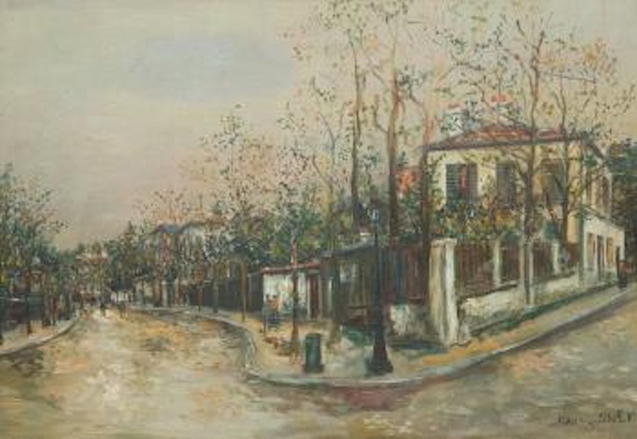 Rue a Sannois by Maurice Utrillo
