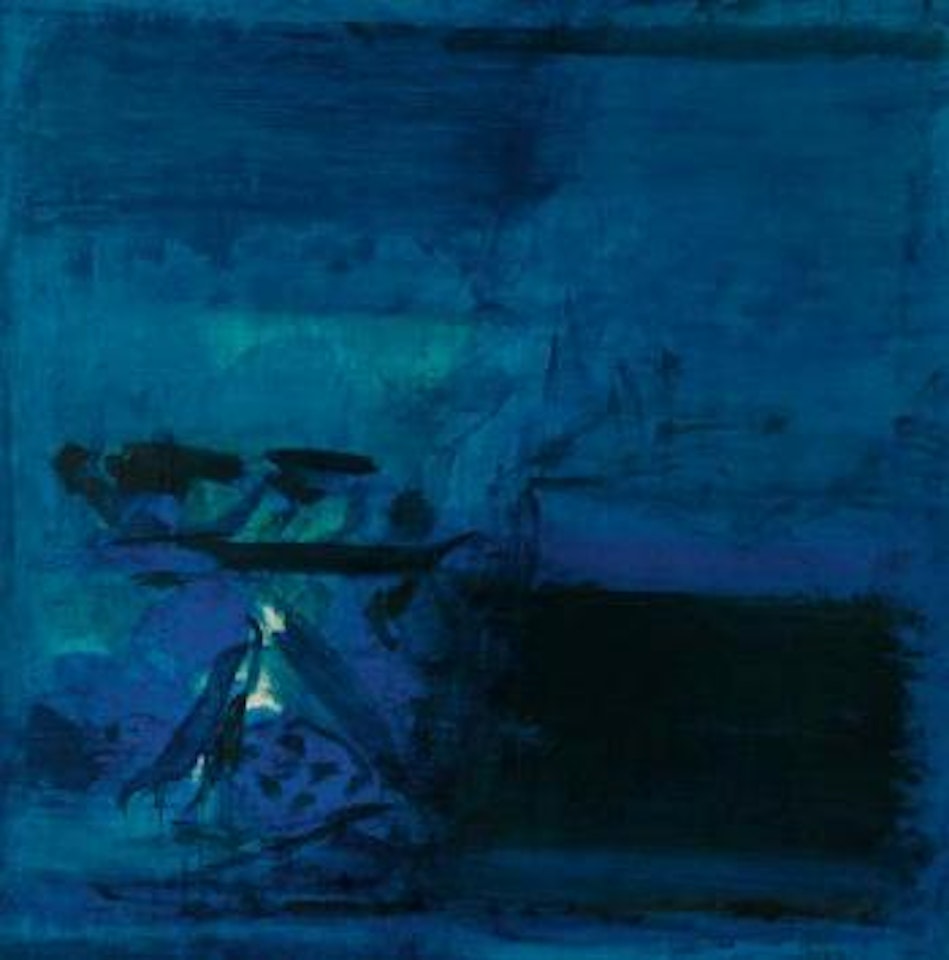 Blue by Sayed Haider Raza