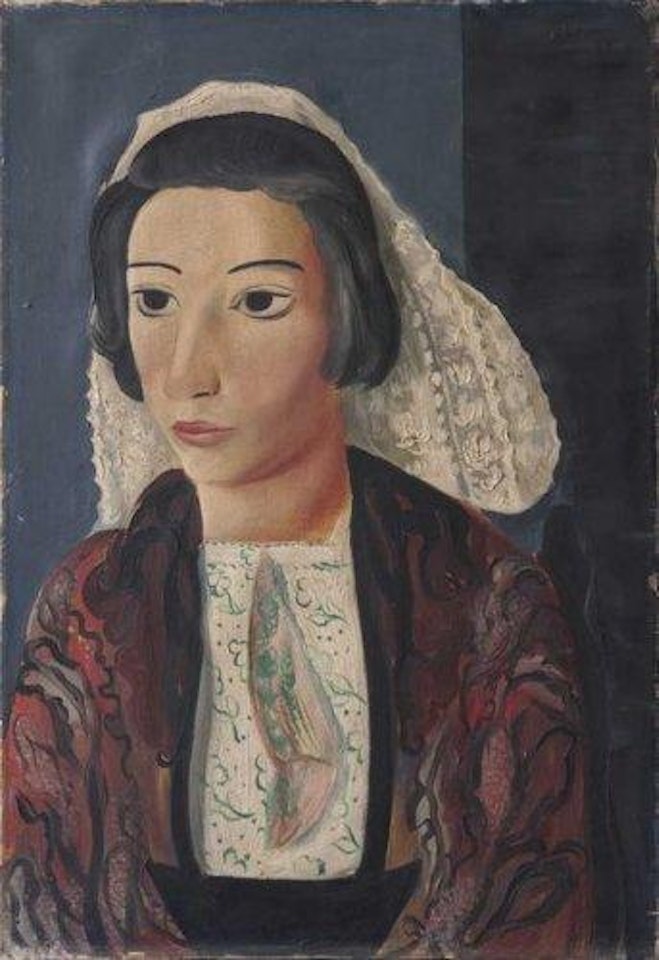 Portrait de jeune bretonne by Moïse Kisling