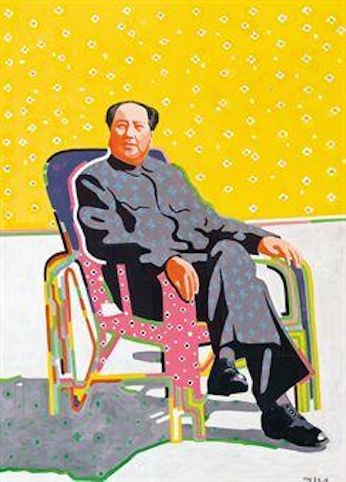 Mao in an Easy Chair by Yu Youhan