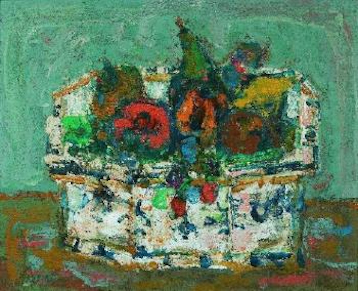 Nature morte à la jardinière blanche by Paul Aizpiri
