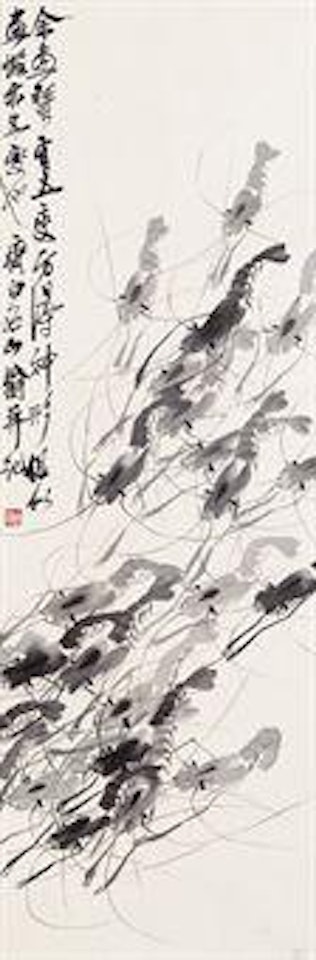 Shrimp by Qi Baishi
