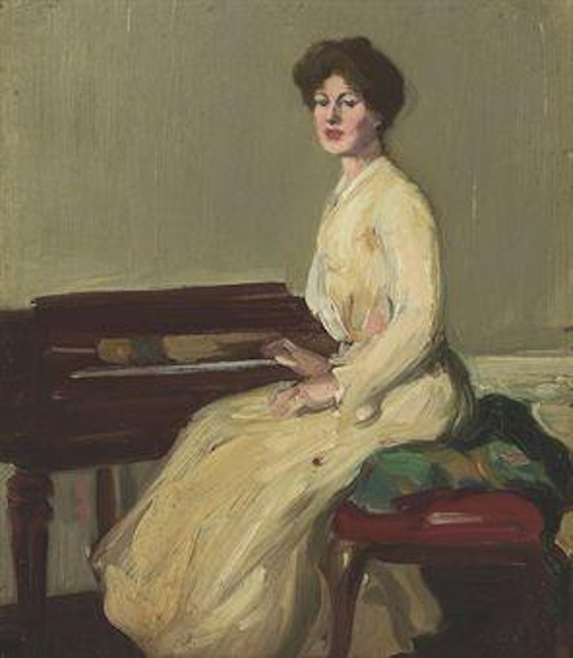 At the piano by John Duncan Fergusson