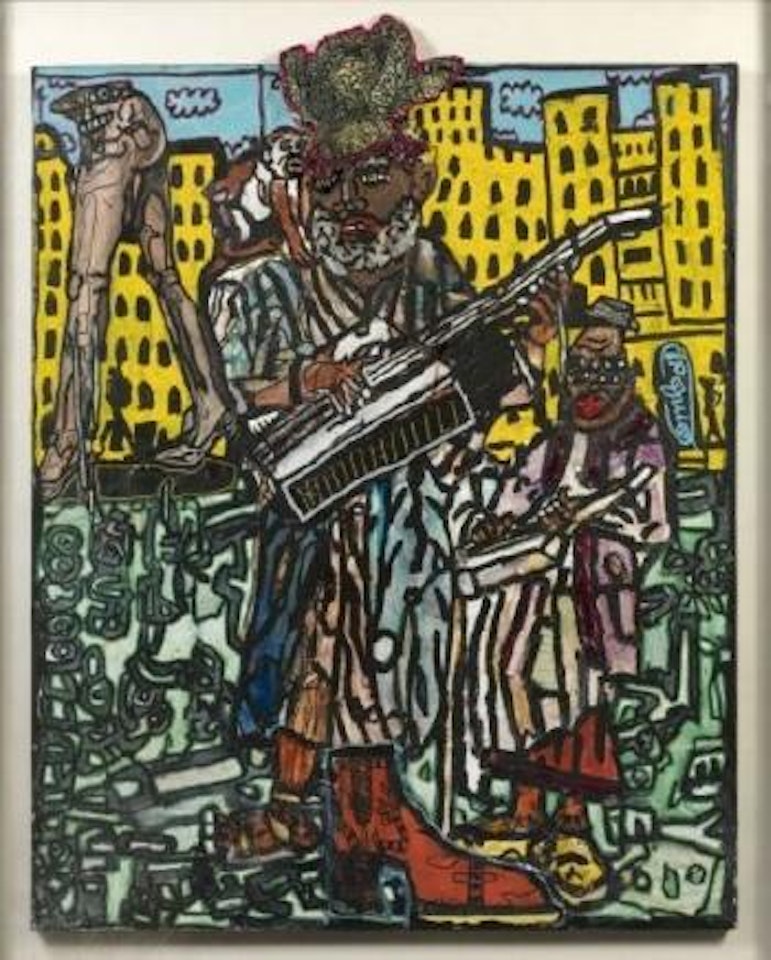 Le joueur de guitare by Robert Combas