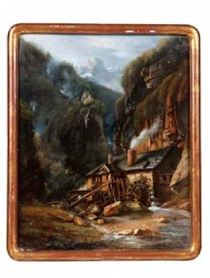 Il vecchio mulino by Alexandre Calame