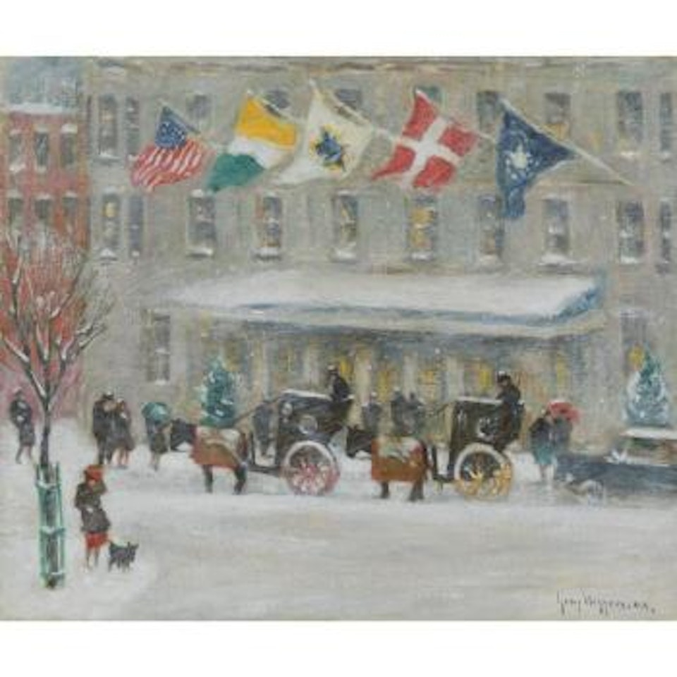 The Plaza Hotel by Guy Carleton Wiggins