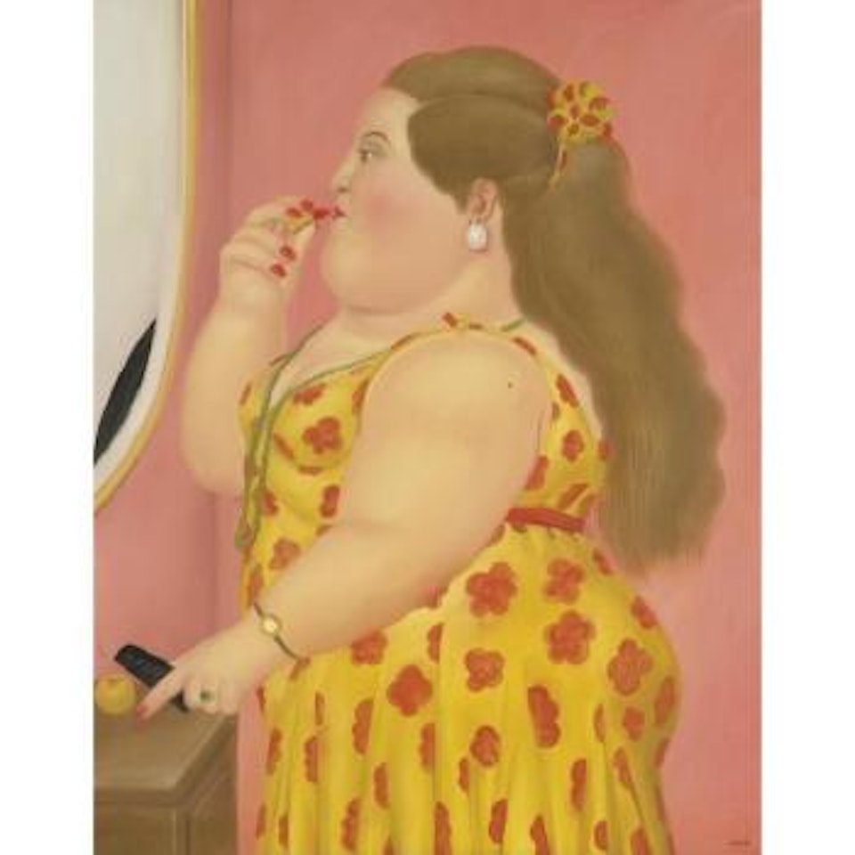 La Toilette by Fernando Botero