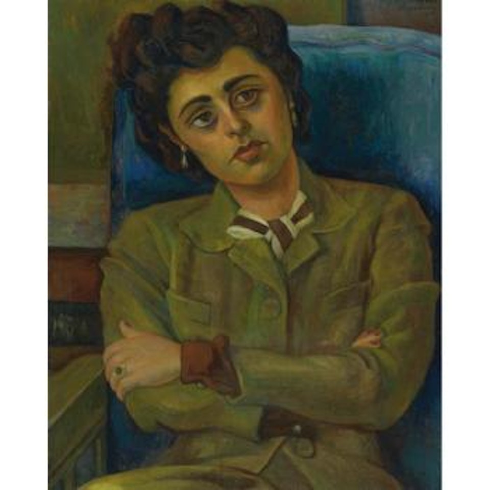 Portrait Of Gladys March by Diego Rivera