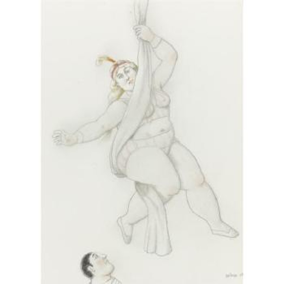 Woman Acrobat by Fernando Botero