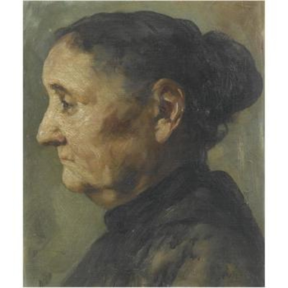 Woman In Profile by Nikiforos Lytras