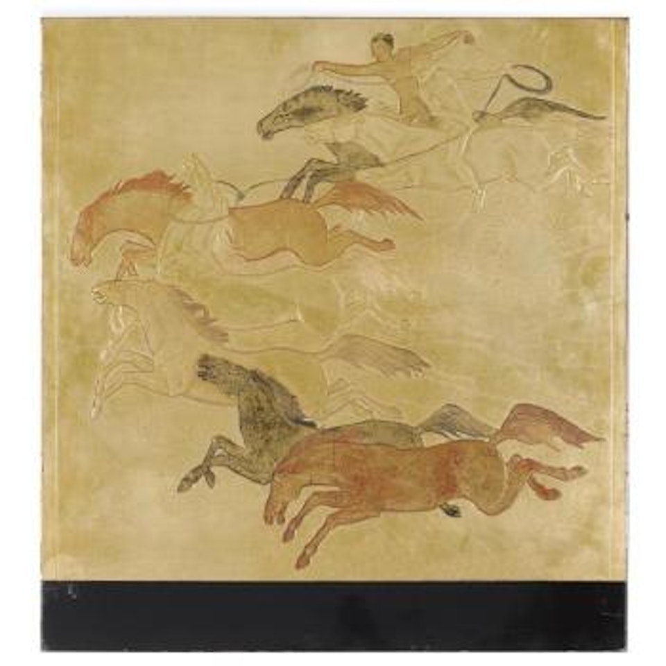 La Conquête Du Cheval: A Panel by Jean Dunand