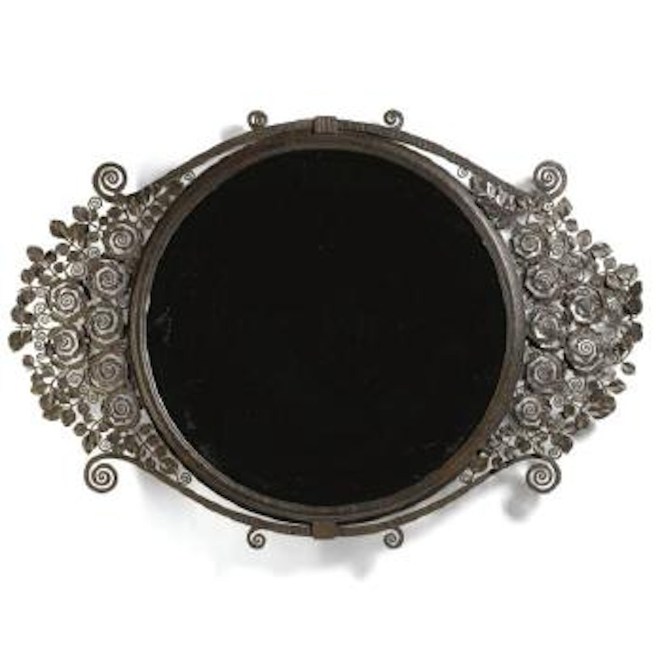 A 'Les Roses' Mirror by Edgar Brandt