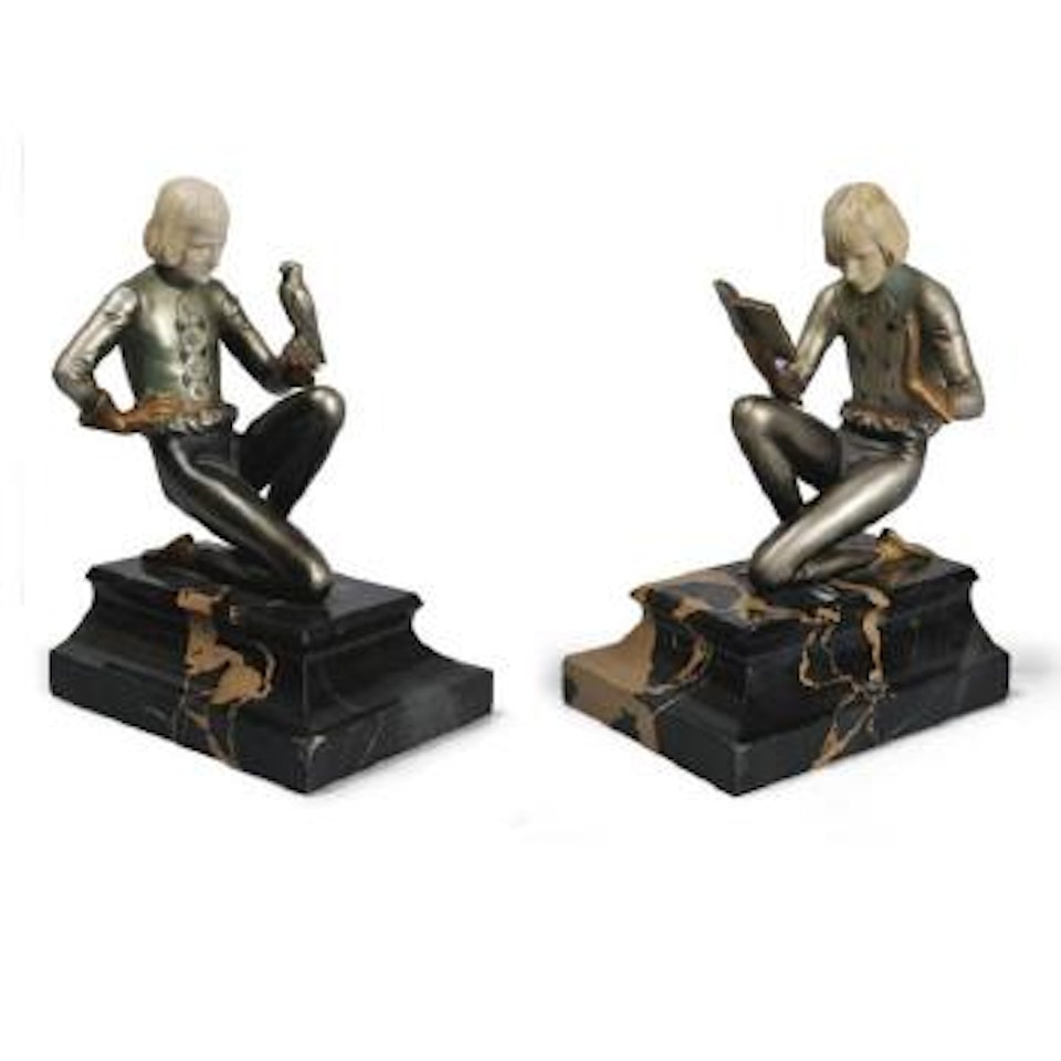 Pursuits Of Youth: A Pair Of Bookends by Ferdinand Preiss