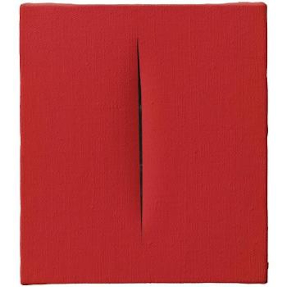 Concetto Spaziale, Attesa by Lucio Fontana
